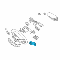 OEM 2015 Kia Optima Switch Assembly-Paddle Shift Diagram - 967702T500