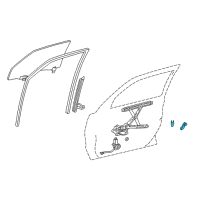 OEM 2008 Toyota Matrix Regulator Handle Diagram - 69260-01020-B5