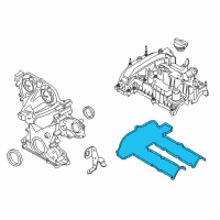 OEM Ford Focus Valve Cover Gasket Diagram - CM5Z-6584-B