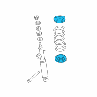 OEM 2005 Infiniti QX56 Seat-Rear Spring Diagram - 55036-7S000