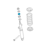 OEM 2021 Nissan Armada Bush-Rear Shock Absorber Diagram - 56217-1LA0B