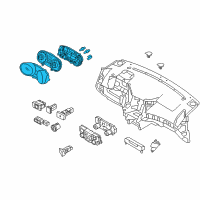 OEM 2014 Hyundai Sonata Cluster Assembly-Instrument Diagram - 94001-3Q000