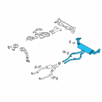 OEM 2016 BMW X6 Rear Exhaust Flap Muffler Diagram - 18-30-8-623-118