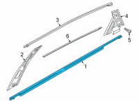 OEM Kia K5 W/STRIP Assembly-Rr Dr B Diagram - 83210L3000