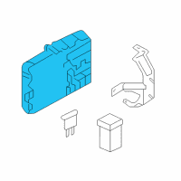 OEM Pontiac Junction Block Diagram - 96842761