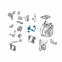 OEM 2012 Honda CR-Z Sub-Wire, Heater Diagram - 32157-SZT-G00