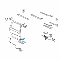 OEM Chevrolet Uplander Roller Bracket Diagram - 15949644