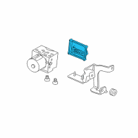 OEM 2007 GMC Yukon XL 1500 Electronic Brake Control Module Assembly Diagram - 15912509