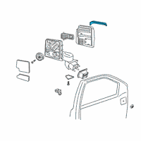 OEM Chevrolet Silverado 1500 LD Upper Cover Diagram - 84732162