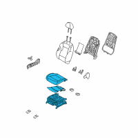 OEM Hyundai Cushion Assembly-Front Seat, Passenger Diagram - 88200-3Q001-Y4A