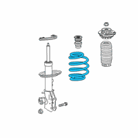 OEM 2020 Chevrolet Blazer Coil Spring Diagram - 84223387