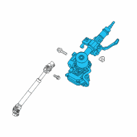 OEM Kia Column Assembly-Upper Diagram - 563101U600