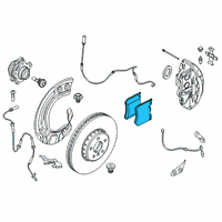 OEM 2021 BMW X5 Brake Pad Set Diagram - 34-10-6-888-459