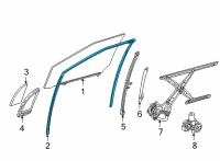 OEM Toyota Mirai Run Channel Diagram - 68141-62010