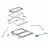 OEM Cadillac ATS Motor Diagram - 22986957