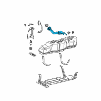 OEM 1997 Ford F-250 Filler Pipe Diagram - F85Z-9034-TA