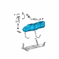 OEM 1998 Ford F-250 Fuel Tank Diagram - F65Z-9002-PH