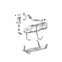 OEM 1999 Ford E-150 Econoline Vapor Valve Diagram - F65Z-9B593-DA