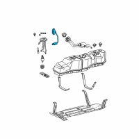 OEM Ford F-150 Fuel Sender Unit Diagram - F75Z-9A299-JA