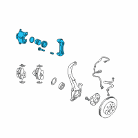 OEM 2005 Hyundai Sonata CALIPER Kit-Front Brake, RH Diagram - 58190-38A20