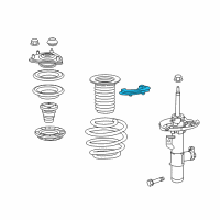 OEM 2016 Honda Civic Rubber, Spring MT LWR Diagram - 51684-TBA-A01