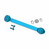 OEM 2020 Chevrolet Silverado 1500 Drive Shaft Diagram - 23370091