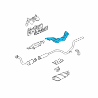 OEM 2001 Chevrolet Cavalier Shield Asm-Fuel Tank Diagram - 22720061