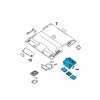 OEM 2017 Nissan Frontier Lamp Assembly Map Diagram - 26430-9CJ0A