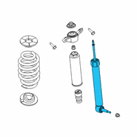 OEM 2021 Lincoln Aviator Shock Diagram - LC5Z-18125-AH