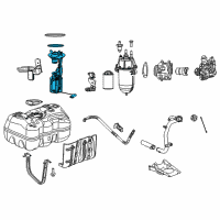 OEM Ram ProMaster 3500 Fuel Pump Module/Level Unit Diagram - 68210306AB