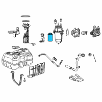 OEM 2015 Ram ProMaster 1500 Element-Fuel Filter Diagram - 68223662AA