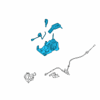 OEM 2007 Ford Five Hundred Shifter Assembly Diagram - 6G1Z-7210-F