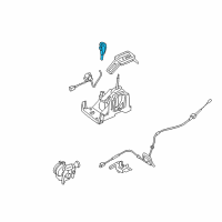 OEM 2005 Ford Freestyle Shift Knob Diagram - 4F9Z-7213-AA