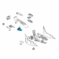OEM Chevrolet SSR Control Asm-Automatic Transmission Diagram - 15839884