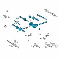 OEM 2002 Toyota Tacoma Differential Carrier Diagram - 41110-34430