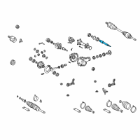 OEM Toyota Tundra Inner Shaft Diagram - 41337-35020