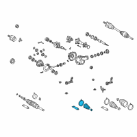 OEM 2002 Toyota Tacoma Boot Kit Diagram - 04438-04011