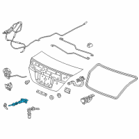 OEM Honda Cylinder, Trunk Diagram - 74861-SNB-003