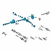 OEM Toyota RAV4 Differential Assembly Diagram - 41110-42031