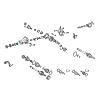 OEM Lexus Rear Drive Pinion Front Bearing Diagram - 90368-30002