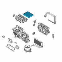 OEM Ford Escape FILTER - ODOUR AND PARTICLES Diagram - LX6Z-19N619-C