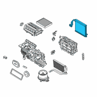 OEM 2020 Ford Escape CORE - AIR CONDITIONING EVAPOR Diagram - LX6Z-19860-A