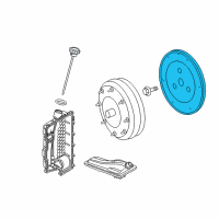 OEM Mercury Drive Plate Diagram - 7T4Z-6375-AA