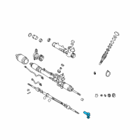 OEM 2009 Scion tC Outer Tie Rod Diagram - 45047-49025