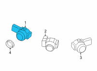 OEM BMW 745e xDrive ULTRASONIC SENSOR, SOPHISTO Diagram - 66-20-9-826-961