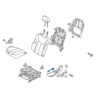 OEM Hyundai Veloster Switch Assembly-Front Lumbar Support Diagram - 88540-2V110-RY