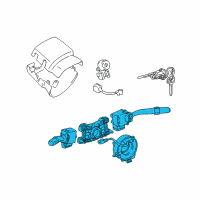 OEM 2004 Toyota Tacoma Combo Switch Diagram - 84310-04210