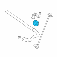 OEM 2022 Toyota Corolla Stabilizer Bar Bushing Diagram - 48815-02350