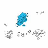 OEM Saturn Aura Air Cleaner Body Diagram - 22756558