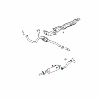 OEM Dodge Ram 1500 Clamp-Exhaust Diagram - 68379121AA